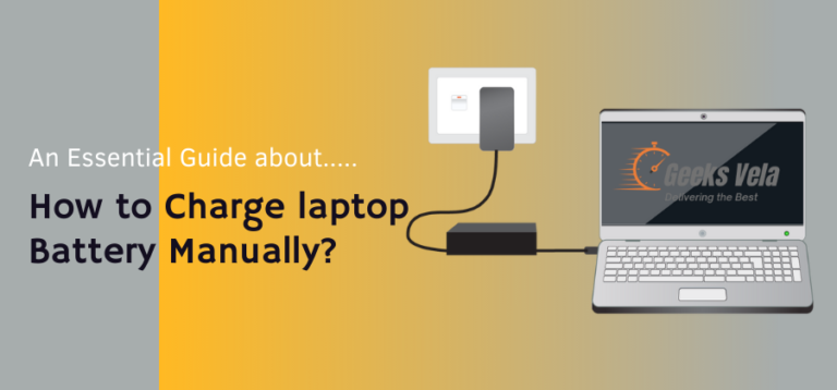 How to Charge Laptop Battery Manually?