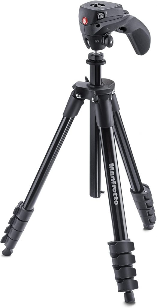 Manfrotto Compact Action tripod with hybrid head 